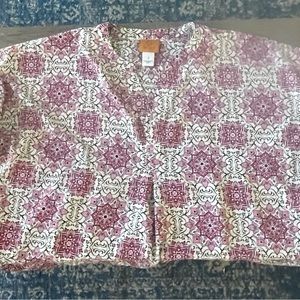 RUBY RD top. Cap sleeves Large